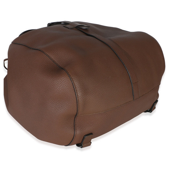 Gucci Brown Pebbled Leather Large Grand Prix Backpack - Picture 8 of 8